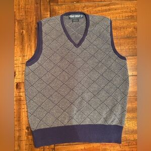 Ralph Lauren Polo Golf Sweater Vest - Medium - 100% Cotton